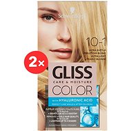 SCHWARZKOPF GLISS COLOUR 10-1 Ultra Light Pearl Blonde 2 × 60ml - Hair Dye