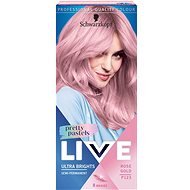 SCHWARZKOPF LIVE Ultra Brights Pretty Pastels P123 Rose Gold (50ml) - Hair Dye