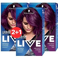 SCHWARZKOPF LIVE Urban Metallics U69 Amethyst Chromium 3x - Hair Dye