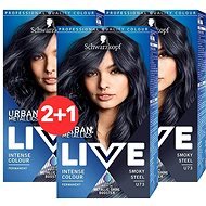 SCHWARZKOPF LIVE Urban Metallics U73 Smokey Steel 3x - Hair Dye