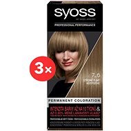 SYOSS Color 7-6 Stredne plavý 3× 50 ml - Farba na vlasy