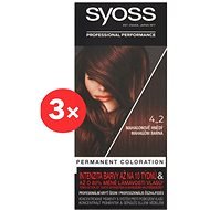 SYOSS Color 4-2 Mahogany Brown 3 × 50ml - Hair Dye