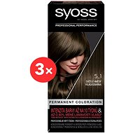 SYOSS Color 5-1 Light Brown 3 × 50ml - Hair Dye