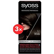SYOSS Color 3-1 Dark Brown 3 × 50ml - Hair Dye
