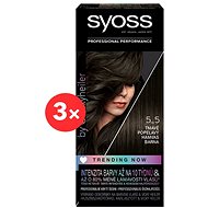 SYOSS Color 5-5 Dark Ash 3 × 50ml - Hair Dye