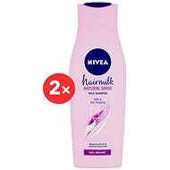 NIVEA Hairmilk Shine Shampoo, 2× 400ml - Shampoo