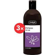 ZIAJA Family Shampoo for Oily Hair - Lavender 3 × 500ml - Shampoo