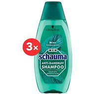 SCHWARZKOPF SCHAUMA Men Mint & Lemon 3 × 400ml - Men's Shampoo