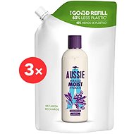 AUSSIE Miracle Moist Moisturising Shampoo Good Refill, 3× 480ml - Shampoo