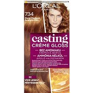 ĽORÉAL PARIS Casting Creme Gloss Semi-Permanent Hair Dye 734, Rich Honey Brown, 180ml - Hair Dye