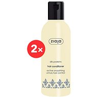 ZIAJA Silk Proteins Hair Conditioner smoothing 2 × 200 ml - Conditioner