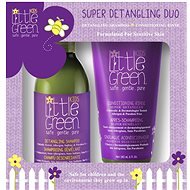 LITTLE GREEN Kids Super Detangling Duo Box ajándékcsomag gyermekeknek 3+ - Hajápoló szett
