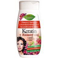 BIONE COSMETICS Organic Keratin + Castor Oil 2-in-1 Shampoo with Conditioner 260ml - Shampoo