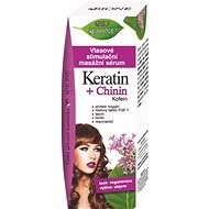 BIONE COSMETICS Organic Quinine and Keratin Hair Stimulating Massage Serum 215ml - Hair Serum