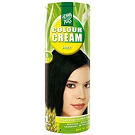 HENNAPLUS Natural Hair Colour Cream BLACK 1, 60ml - Hair Dye