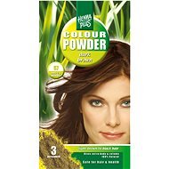 HENNAPLUS Natural Hair Colour Powder Dark Brown 57, 100g - Natural Hair Dye