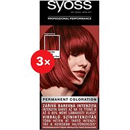SYOSS Color 5_72 Pompeian Red 3 × 50 ml - Hair Dye