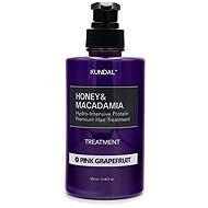 KUNDAL Honey & Macadamia Treatment hydro-intensive protein bark for hair Pink Grapefruit 500 ml - Hair Treatment