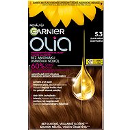 GARNIER Olia permanent hair colour 5.3 Golden Brown, 60+60+54 ml - Hair Dye