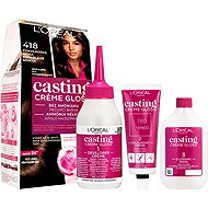 L'ORÉAL PARIS Casting Creme Gloss semi-permanent hair colour 418 chocolate mocha, 48+72+60 ml - Hair Dye
