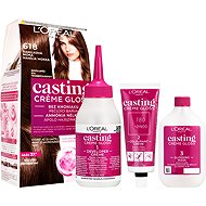 L'ORÉAL PARIS Casting Creme Gloss semi-permanent hair colour 618 vanilla mocha, 48+72+60 ml - Hair Dye