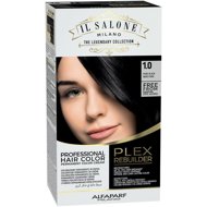 ALFAPARF MILANO IL Salone Plex Rebuilder Hair Color Kit 1.0 Black - Hair Dye