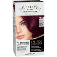 ALFAPARF MILANO IL Salone Plex Rebuilder Hair Color Kit 6.66 Intense Red - Hair Dye