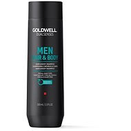 Goldwell Dualsenses Men 3 v 1 kofeinový šampon na vlasy a tělo 100 ml - Férfi sampon