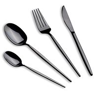 BERLINGERHAUS Stainless steel cutlery set 24 pcs polished black II - Cutlery Set