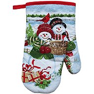 DuraHome Kitchen Gloves Snowmen, 2pcs - Oven Mitt