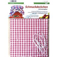 Gastro Decorative blankets for jars set 6pcs + rubber bands 6pcs - Preserving Accessories