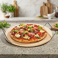 Küchenprofi Pizza stone with frame, diameter 30cm - Grillstone