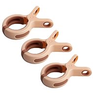 Kufryplus Kolíčky na plážové osušky 3 ks, lososová TC882 - Clothes Pegs