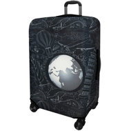 Kufryplus Suitcase cover Z906 ZIPY size. M - Luggage Cover