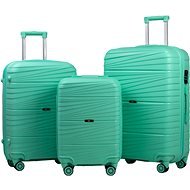 ROWEX Extra odolný cestovní kufr Glider, mint, set 3 ks - Case Set