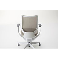 KOKUYO ING Glider 360° white frame, beige mesh - Office Chair