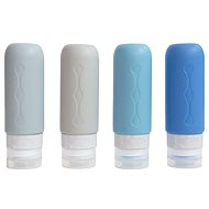 Kufryplus Travel silicone bottles 90 ml XND10, set of 4 - Travel Bottles