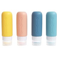 Kufryplus Travel silicone bottles 90 ml XND14, set of 4 - Travel Bottles
