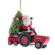 KURT ADLER Christmas decorations - Santa on tractor - Christmas Ornaments