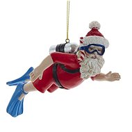 KURT ADLER Christmas decorations - Santa diver - Christmas Ornaments