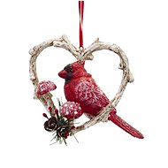 KURT ADLER Christmas ornaments - bird in heart - Christmas Ornaments