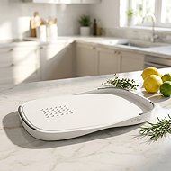 Vialli Design double-sided cutting board white LIVIO 3703 - Cutting Board