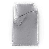 Kvalitex Extended muslin bed linen 140 × 220, 70 × 90 cm light grey - Bed Linen