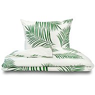 Qualitex Linen cotton renforcé 1+1, 140 × 200, 70 × 90 cm Tropical white - Bed Linen