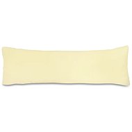 Kvalitex Satin pillowcase for relaxation pillow, cream, 50 × 150 cm - Pillowcase