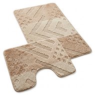 Kvalitex Bathroom and WC Mat, César Beige - Bath Mat
