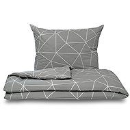 Kvalitex Nordic Collection Grid 1+2, grey - Bed Linen