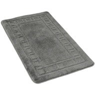 Kvalitex Bathroom mat 60 × 100 cm frame grey - Bath Mat