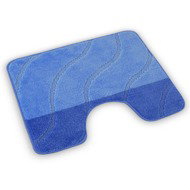 Kvalitex toilet mat 50 × 60 cm wool blue - Toilet Mat