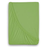 Kvalitex Jersey sheet with lycra 180 × 200 cm, light green - Bedsheet